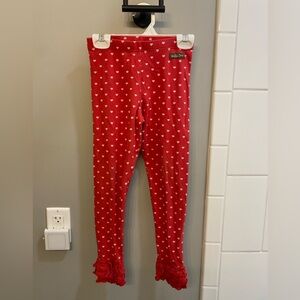 Matilda Jane Red Heart Pants / Size 8 / GUC